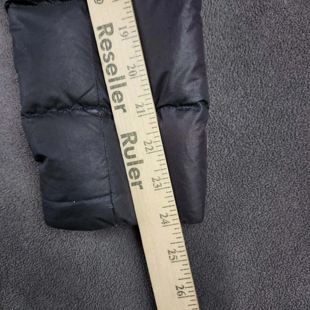 The North Face Paulette Long‎ Puffer Coat Womens XS Black 550 Down Fill Zip Up